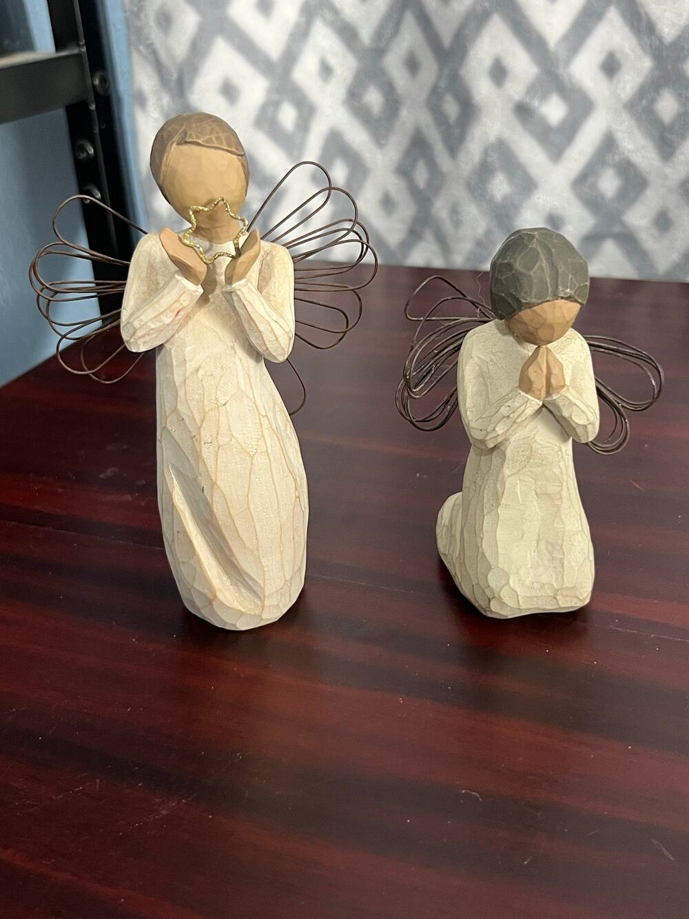 VTG Demdaco Willow Tree Figures Angel of Prayer Bright Star
